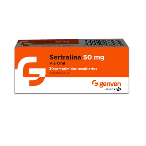 SERTRALINA 50MG X 30 COMP GENVEN