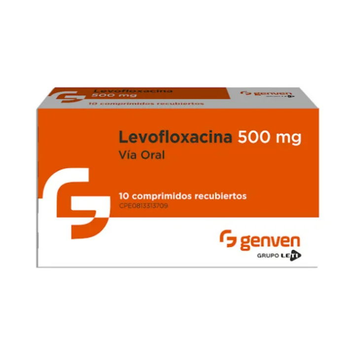 LEVOFLOXACINA 500MG X 10 CON GENVEN