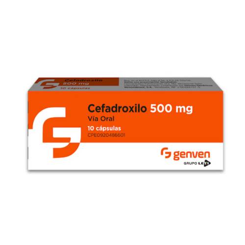CEFADROXILO 500MG X 10 CAPS GENVEN