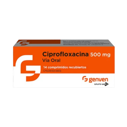 CIPROFLOXACINA 500MG X 14 COMP GENVEN