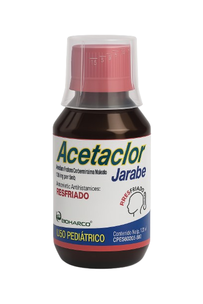 ACETACLOR JBE 125MG/0.5MG/5ML X 120ML BIOFARCO