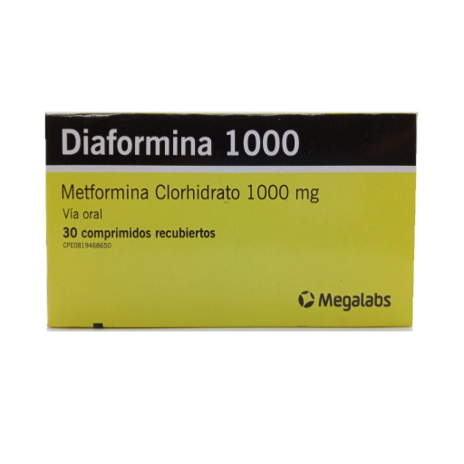 DIAFORMINA 1000MG X 30 TAB MEGALABS