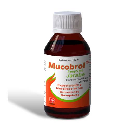 MUCOBROL 4MG/5ML X 120ML COFASA BROMEXINA