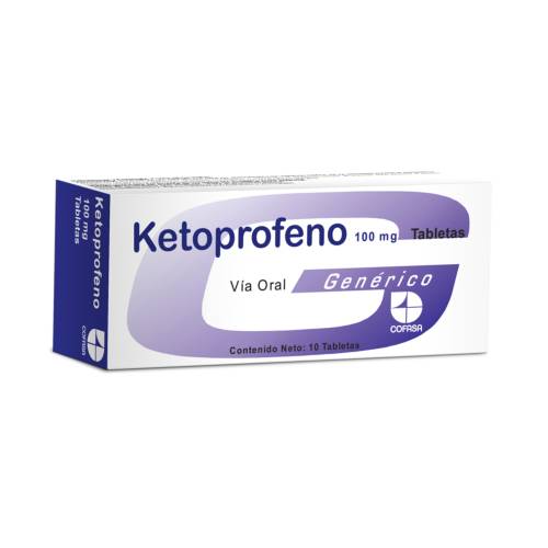 KETOPROFENO TAB 100MG X 10 COFASA