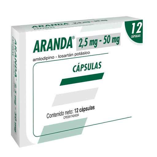 ARANDA 2,5MG X 50MG X 12CAPS