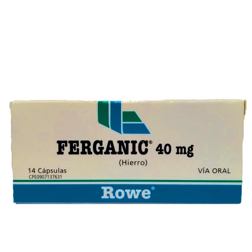 FERGANIC 40MG X 14 CAPS ROWE