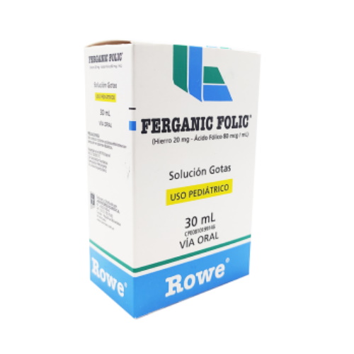 FERGANIC FOLIC GOTAS X 30ML ROWE