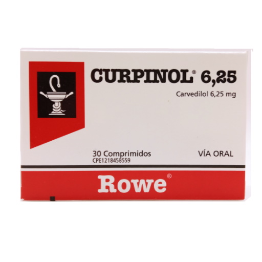 CURPINOL 6.25MG X 30 COMP ROWE