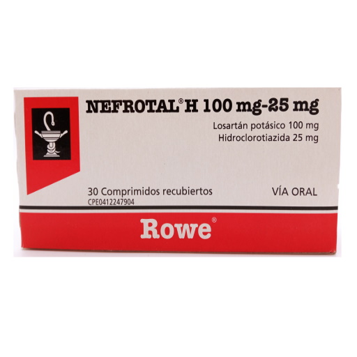 NEFRONTAL H 100MG/25MG X 30 ROWE