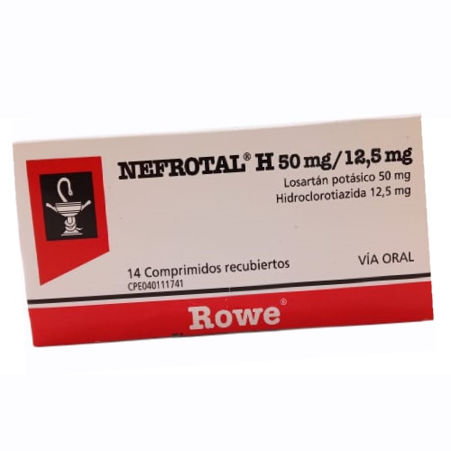 NEFRONTAL H 50MG/12,5MG X 14 COMP ROWE