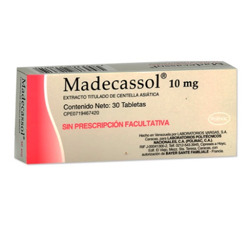 MADECASSOL 10MG X 30TAB