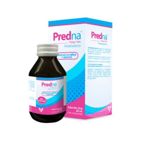 PREDNA 15MG/5ML X 60 ML VARGAS