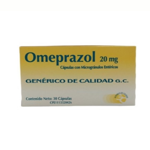 OMEPRAZOL 20MG X 30 CAPS GENERICO DE CALIDAD