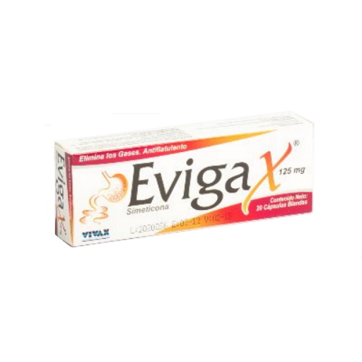 EVIGAX 125MG X 20 CAPS VIVAX