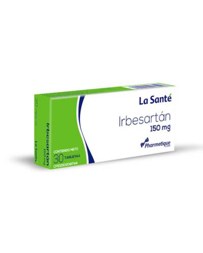 IRBESARTAN 150MG X 30 TAB LA SANTE