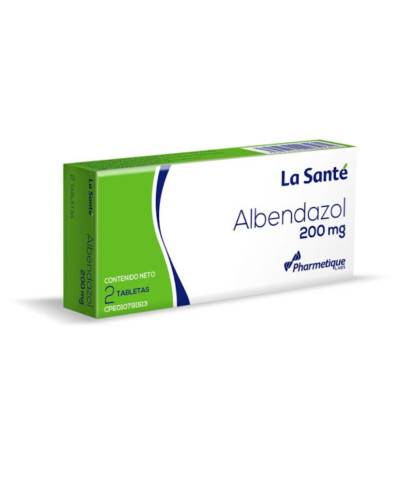 ALBENDAZOL 200MG X 2 TAB LA SANTE