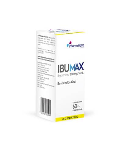 IBUMAX 100MG X 60ML IBUPROFENO  PHARMETIQUE