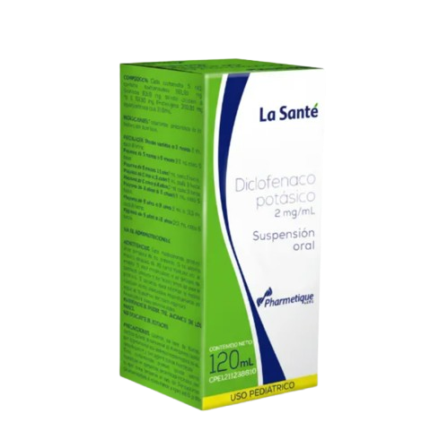 DICLOFENACO POTASICO 2MG/ML X 120ML LA SANTE