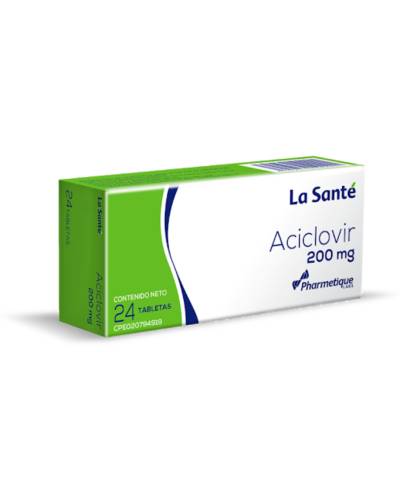 ACICLOVIR 200MG X 24 TAB LA SANTE