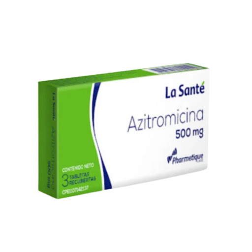 AZITROMICINA 500MG X 3 TAB LA SANTE