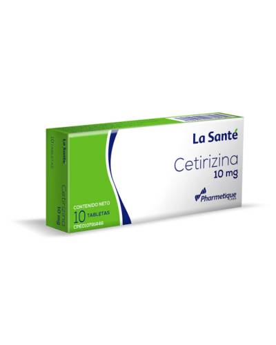CETIRIZINA 10MG X 10TAB LA SANTE