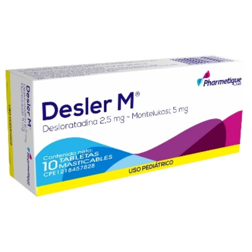DESLER M 2,5MG/5MG X 10TAB MAST PHARMATIQUE
