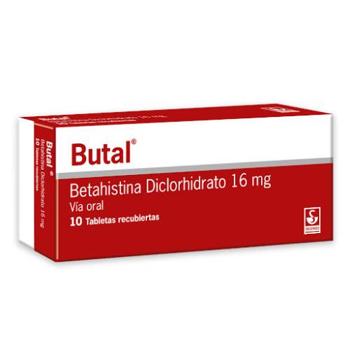 BUTAL 16MG BETAHISTINA X 10 TAB MEYER
