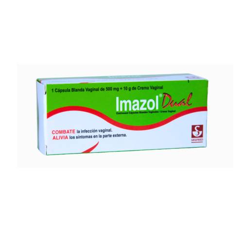 IMAZOL DUAL 500MG 1 CAPS VAG + 10GR CREMA