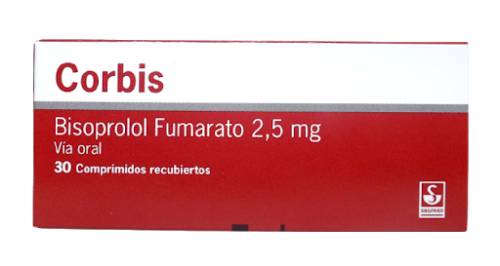 CORBIS 2.5MG X 30 COMP BISOPROLOL MEYER