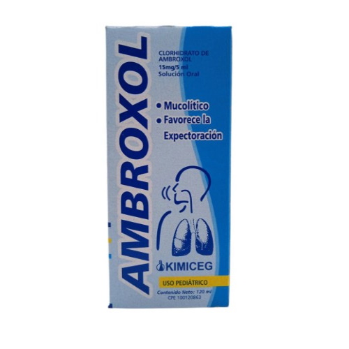 AMBROXOL JBE PED 15MG/5ML X 120ML KIMICEG