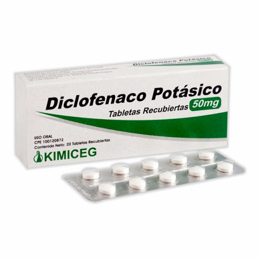 DICLOFENAC POTASICO 50MG X 20 TAB KIMICEG
