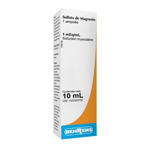 SULFATO DE MAGNESIO 10ML AMP BEHRENS