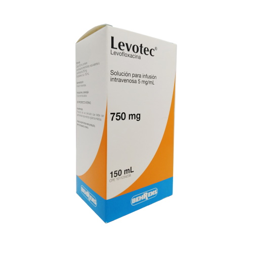 LEVOTEC INF 750MG X 150ML AMP LEVOFLOXACINA