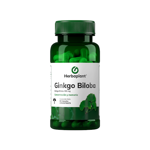 GINKGO BILOBA 300MG X 60 CAPS HERBAPLANT