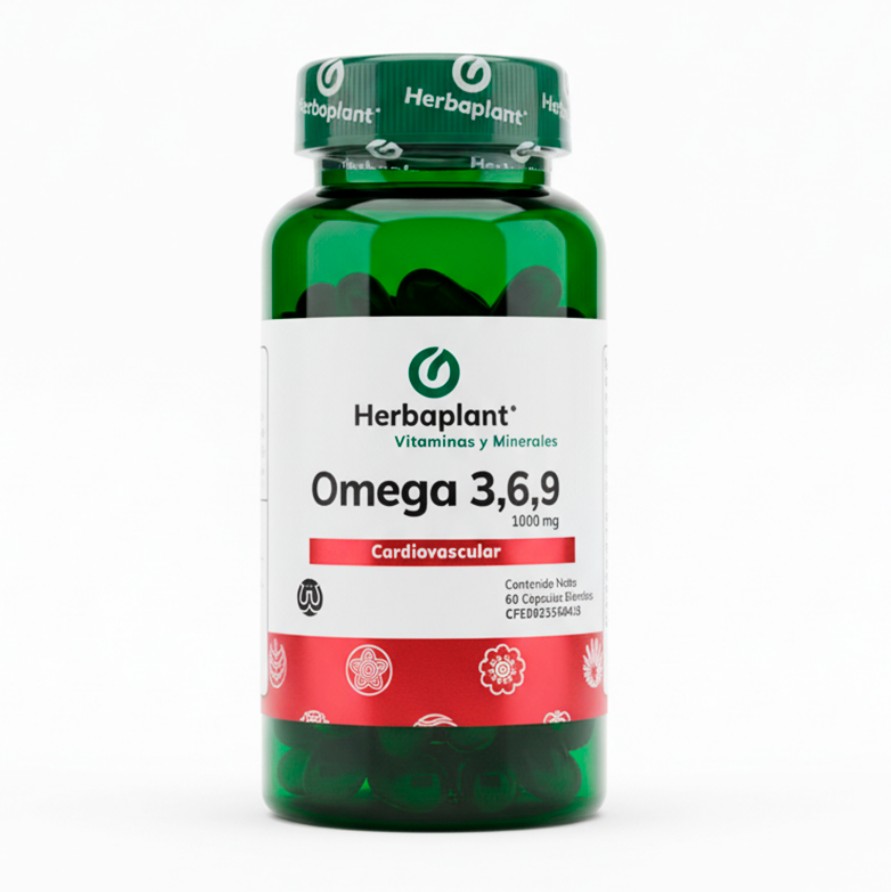 OMEGA 3-6-9 X 60 CAPS HERBAPLANT