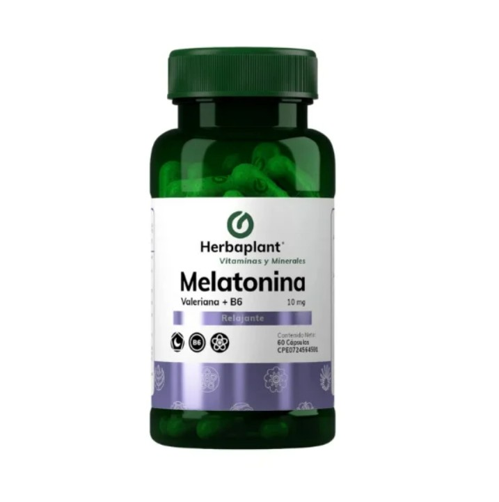 MELATONINA 10MG X 60 CAPS HERBAPLANT