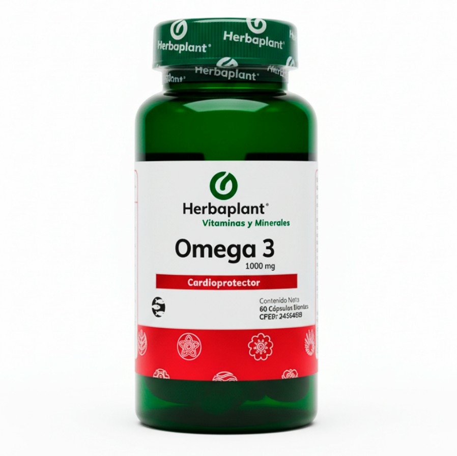 OMEGA 3 X 60CAPS 1000MG HERBAPLANT