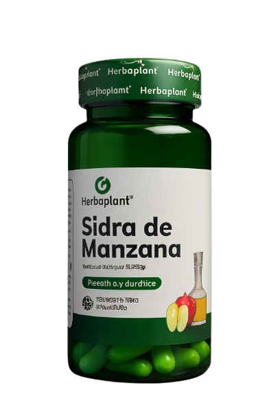 SIDRA DE MANZANA 600MG X 60 CAPS HERBAPLANT