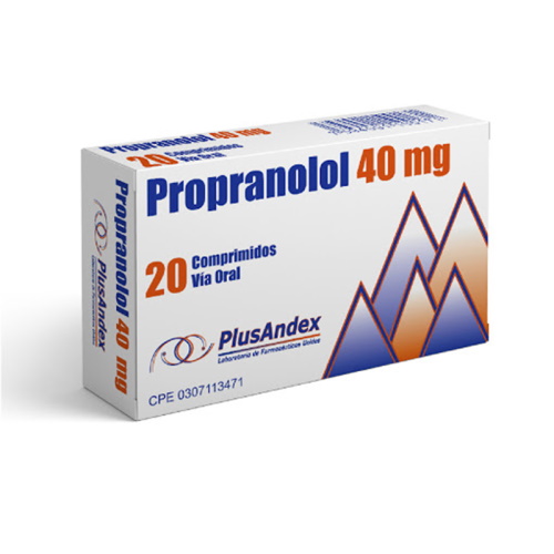 PROPRANOLOL 40MG X 20 COMP PLUSANDEX