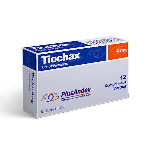 TIOCHAX 4MG X 12 CAP