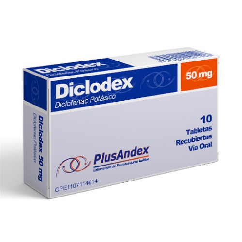 DICLODEX 50MG X 10TAB PLUSANDEX