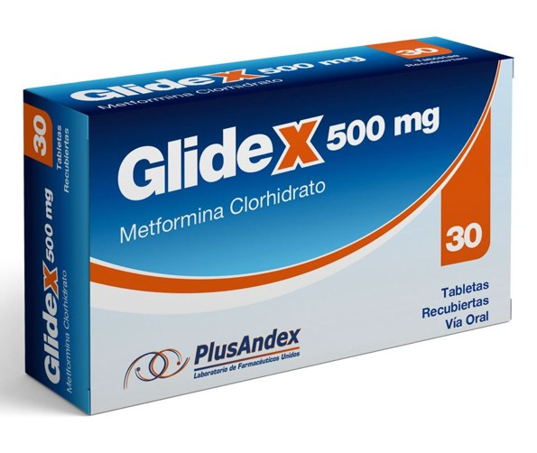 GLIDEX 500MG X 30 PLUSANDEX METFORMINA