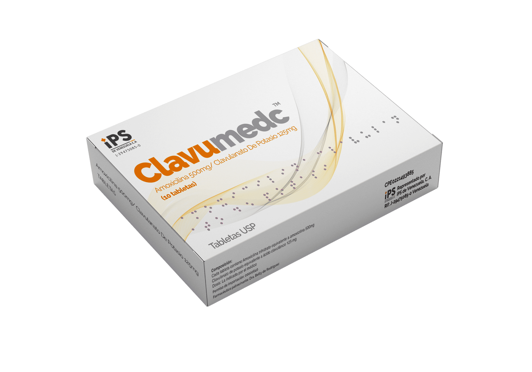 CLAVUMED 500MG/125MG X 10TAB IPS