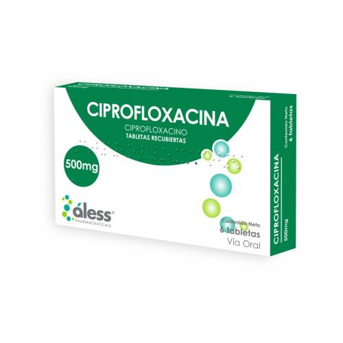 CIPROFLOXACINA 500MG X 6TAB ALESS