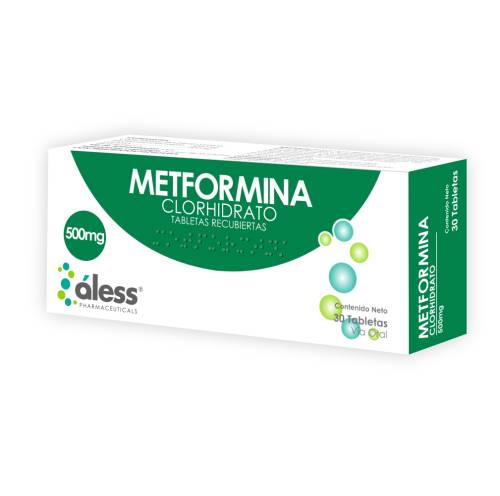 METFORMINA 500MG X 30TAB ALESS