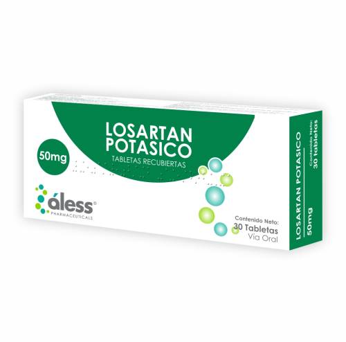 LOSARTAN 50MG X 30 ALESS