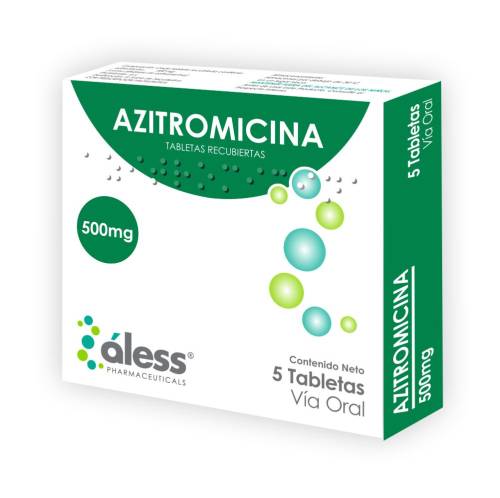 AZITROMICINA TAB 500MG X 5 ALESS