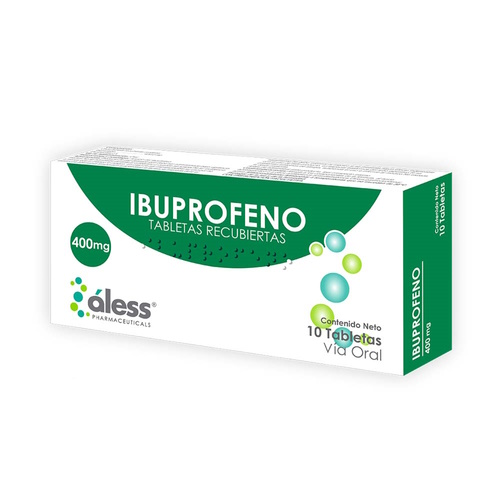 IBUPROFENO 400MG X 10TAB ALESS