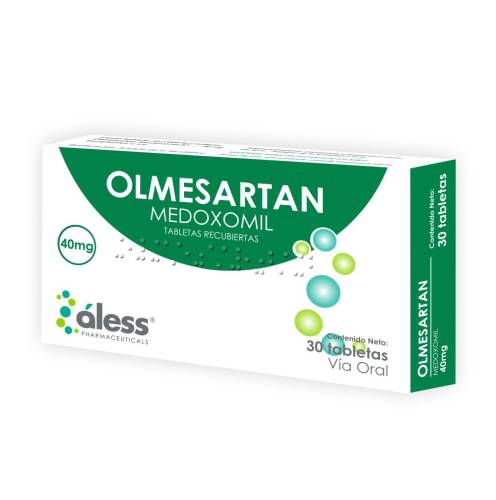 OLMESARTAN 40MG X 30 TAB ALESS