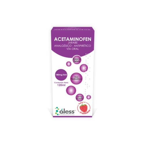 ACETAMINOFEN JARABE 180MG ALESS